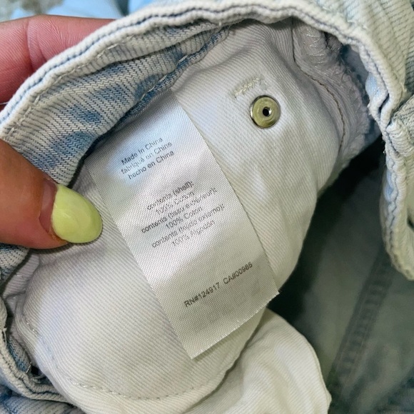 WeWoreWhat Baggy Straight Leg Distressed Jeans - Picture 7 of 9